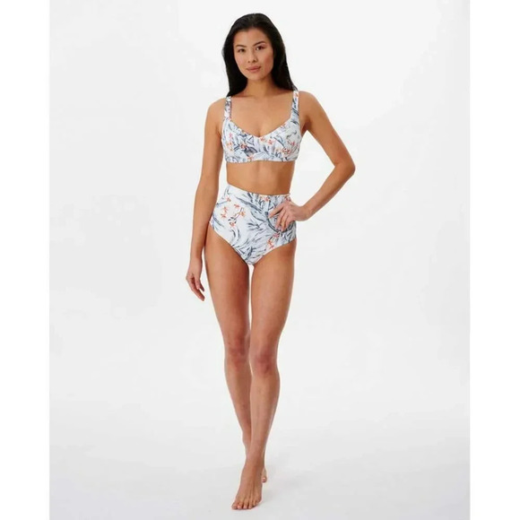 Rip Curl Diamond Bay D-DD Bikini Top & Cheeky Hi Pant - Picture 3 of 13